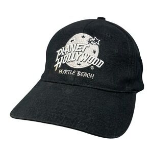 Vintage Planet Hollywood Hat Mens Myrtle‎ Beach 90s Souvenir Tourist Pop Culture
